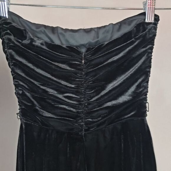 NWT Aqua Strapless Velvet Mini Dress Size S (No Sash) - Picture 5 of 8